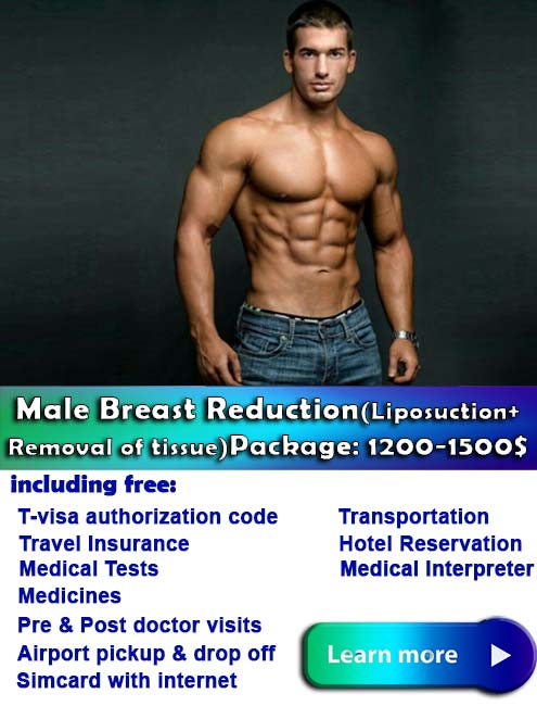 male breast reduction surgery in Iran